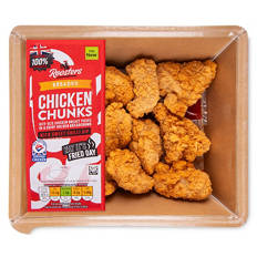 Breaded Chicken Chunks with Sweet Chilli Dip