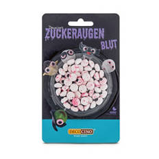 Halloween Zuckerdekor, blutige Augen