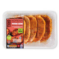 Pork Sizzle Steaks Gochujang