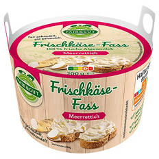 Frischkäse-Fass 200 g, Meerrettich