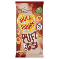Beef Hula Hoops 6 Pack