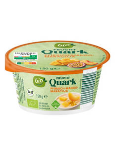 Bio-Fruchtquark 150 g, Pfirsich-Mango-Maracuja