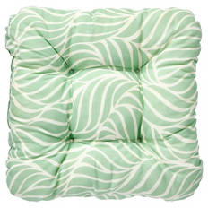 Sitzkissen, Blätterprint