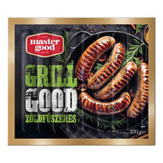 Grill Good grillkolbász, zöldfűszeres, 370 g