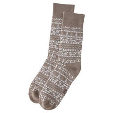 Damen-/Herren-Wandersocken (2er-Pack), Beige, 35/38