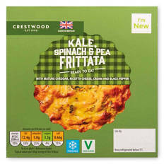 Kale, Spinach & Pea Frittata