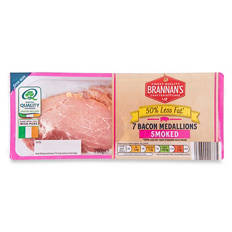 Smoked Bacon Medallions 50% Less Fat 7 Pack