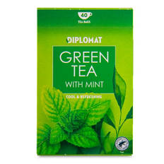 Cool & Refreshing Green Tea with Mint 40 Pack