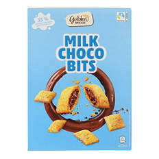 Coussins de céréales fourrés, chocolat au lait
