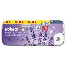 Lavendel Toilettenpapier XXL 3-lagig, 20 x 200 Blatt