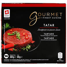 Tatar, Rindfleisch mit pikanter Sauce