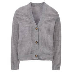 Kinder Strickjacke, Grau, 122/128