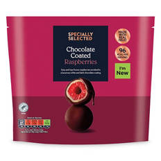 Chocolate Covered Frozen Raspberries