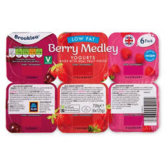 Low Fat Red Fruits Yogurt 6 Pack