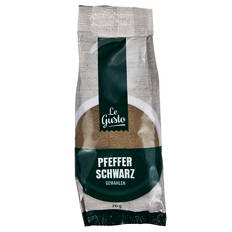 Kräuter und Gewürze im Nachfüllbeutel, Pfeffer schwarz gemahlen 70 g