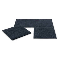Dalles de moquette, 6 pièces, en relief
