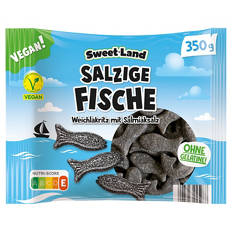 Vegane Lakritz Favoriten, Salzige Fische, 350g