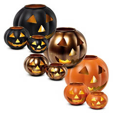 Lanterna a forma di zucca a LED
