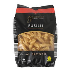 Assortimento di pasta trafilata al bronzo, fusilli