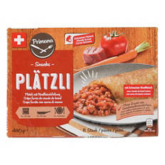 Gefüllte Plätzli, Bolognese