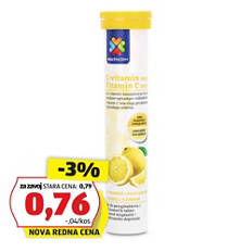 Šumeče tablete, vitamin C