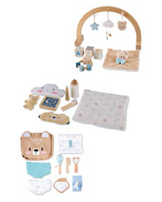 Wooden Doll Care Accessory Set