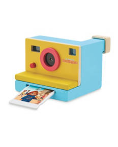 Wooden Polaroid Camera/Adventure Belt