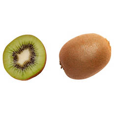 Kiwi grün Stück