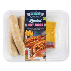 Hot Dogs with Onions, Ketchup & Mustard