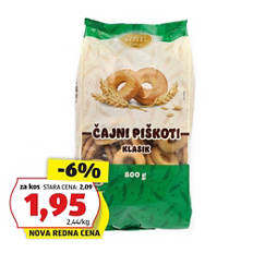 Čajni obročki, vanilija