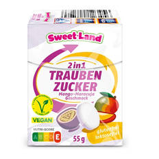 Traubenzucker Duo 2 x 55 g, Mango-Maracuja