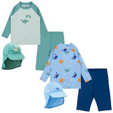 Kinder-UV Badeanzug, Jungen, 3-teilig