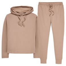 Damen Homewear Set, Braun, S 36/38