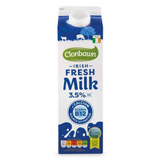 Irish Fresh Milk 3.5% Fat