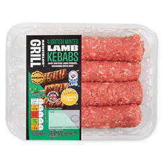 British Minted Lamb Kebabs 4 Pack