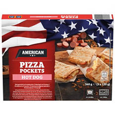 Pizza Pockets, hot dog
