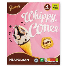 Neopolitan Whippy Cones 4 Pack