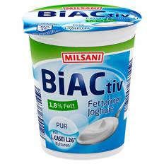 BiACtiv, Fettarmer Joghurt Natur 1,8 % Fett 200 g