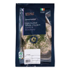 Irish Garlic & Rosemary Stuffed Whole Chicken