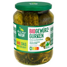 Bio-Gewürzgurken 360 g
