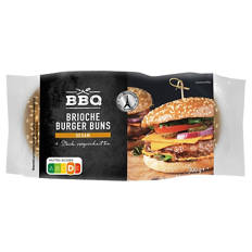 Brioche Burger Buns 300 g, Sesam