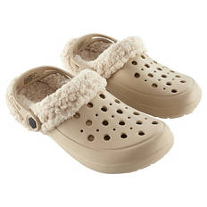 Damen und Herren Clogs, Damen, Beige, 37