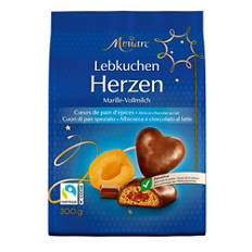 Lebkuchenherzen, Vollmilch