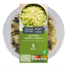 INSPIRED CUISINE, Mashed Turnip/Green Cabba, Green Cabbage