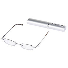 Lesehife Ultra Slim, Rund, Silber, 1.5