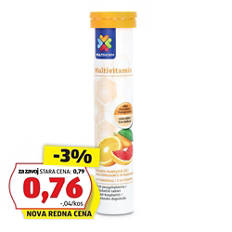 Šumeče tablete, multivitamin