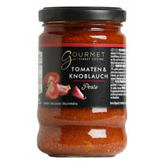 Pesto, tomate et ail