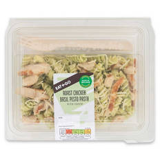 Roast Chicken Basil Pesto Pasta