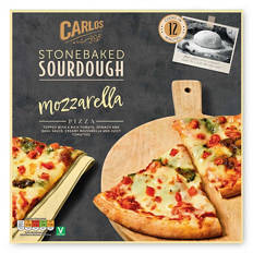 Stonebaked Mozzarella Sourdough Pizza