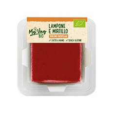 Dessert vegano lampone e mirtillo